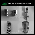 handrail accessories & balustrade stainless steel cross bar holder Manufactory